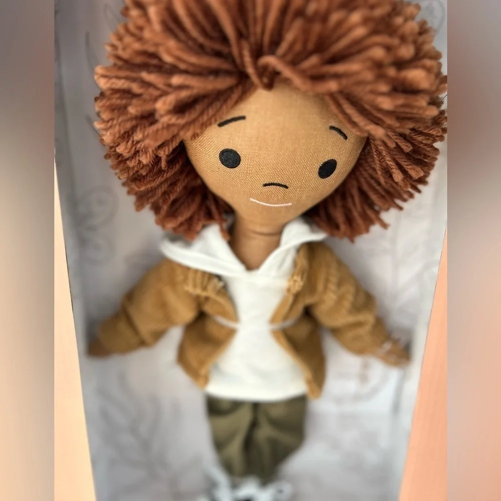 HarperIman Ashton Handmade Doll 14” Linen Petite Collection NEW with box